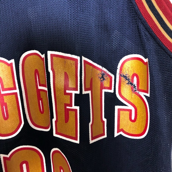 Vintage 90’s NBA Nuggets Ellis Jersey basketball - Picture 7 of 8